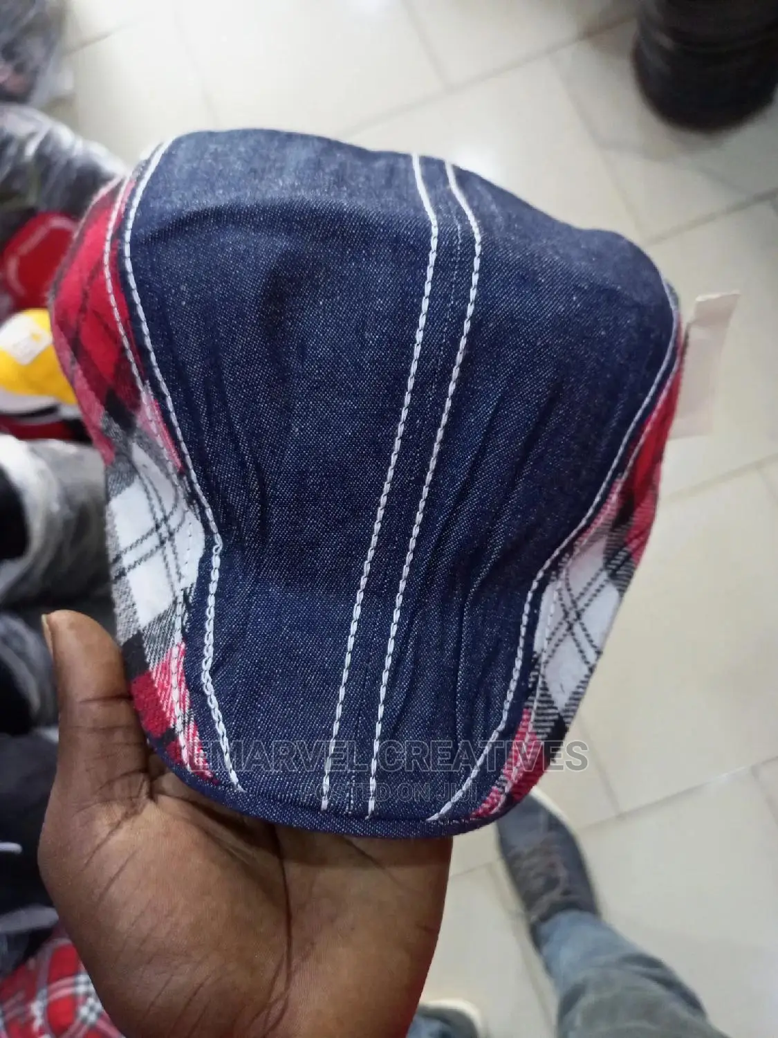 Baby Boys Hat Toddler Herringbone Flat Cap Kids