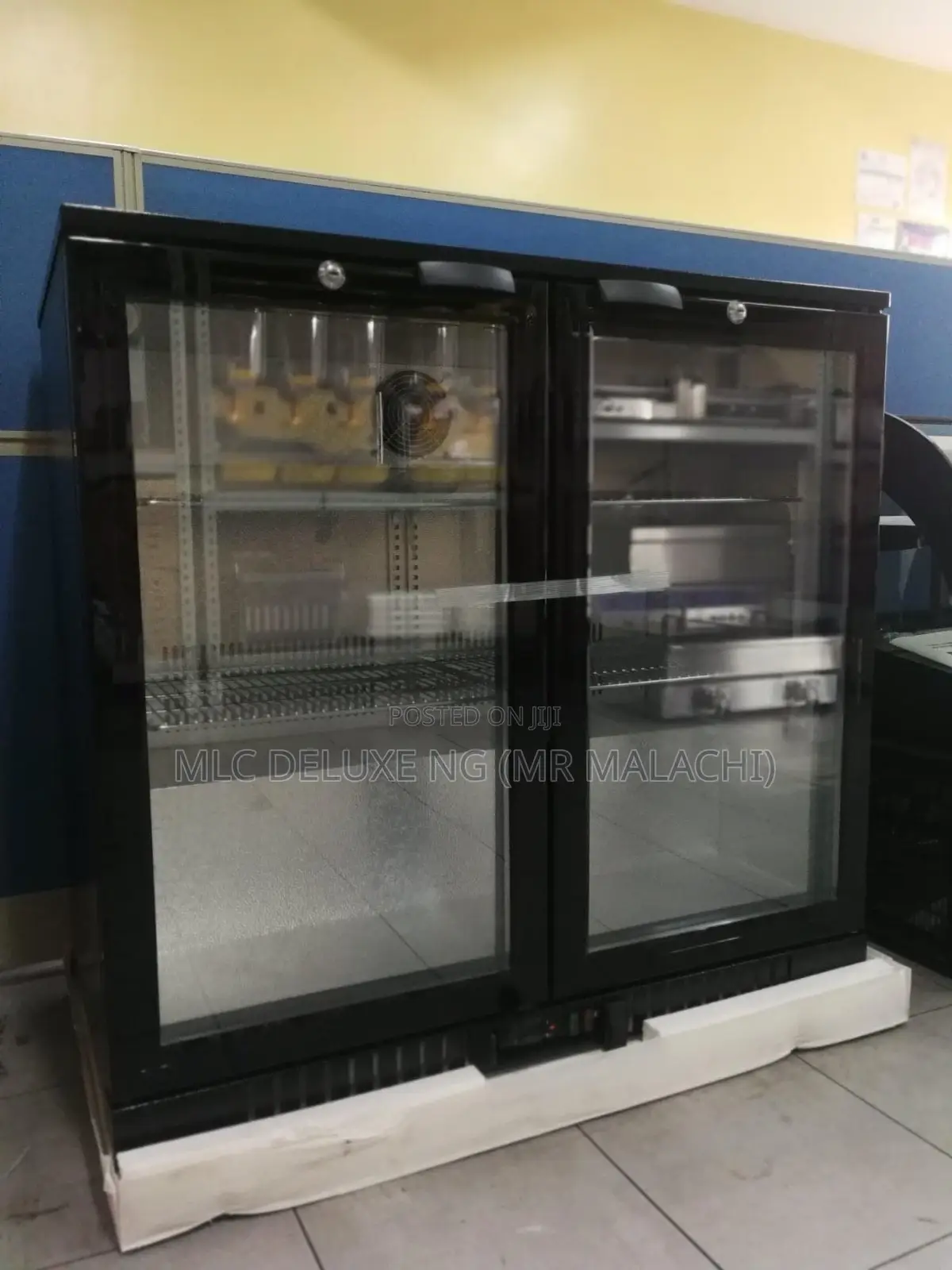 (1,2,3DOORS)Multi Purpose Black Under Bar Chiller/Bar Fridge