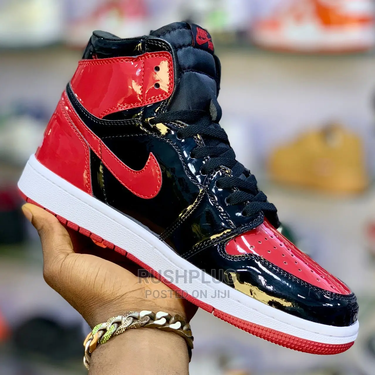 AIR JORDAN 1 Retro High OG ‘ PATENT BRED ‘
