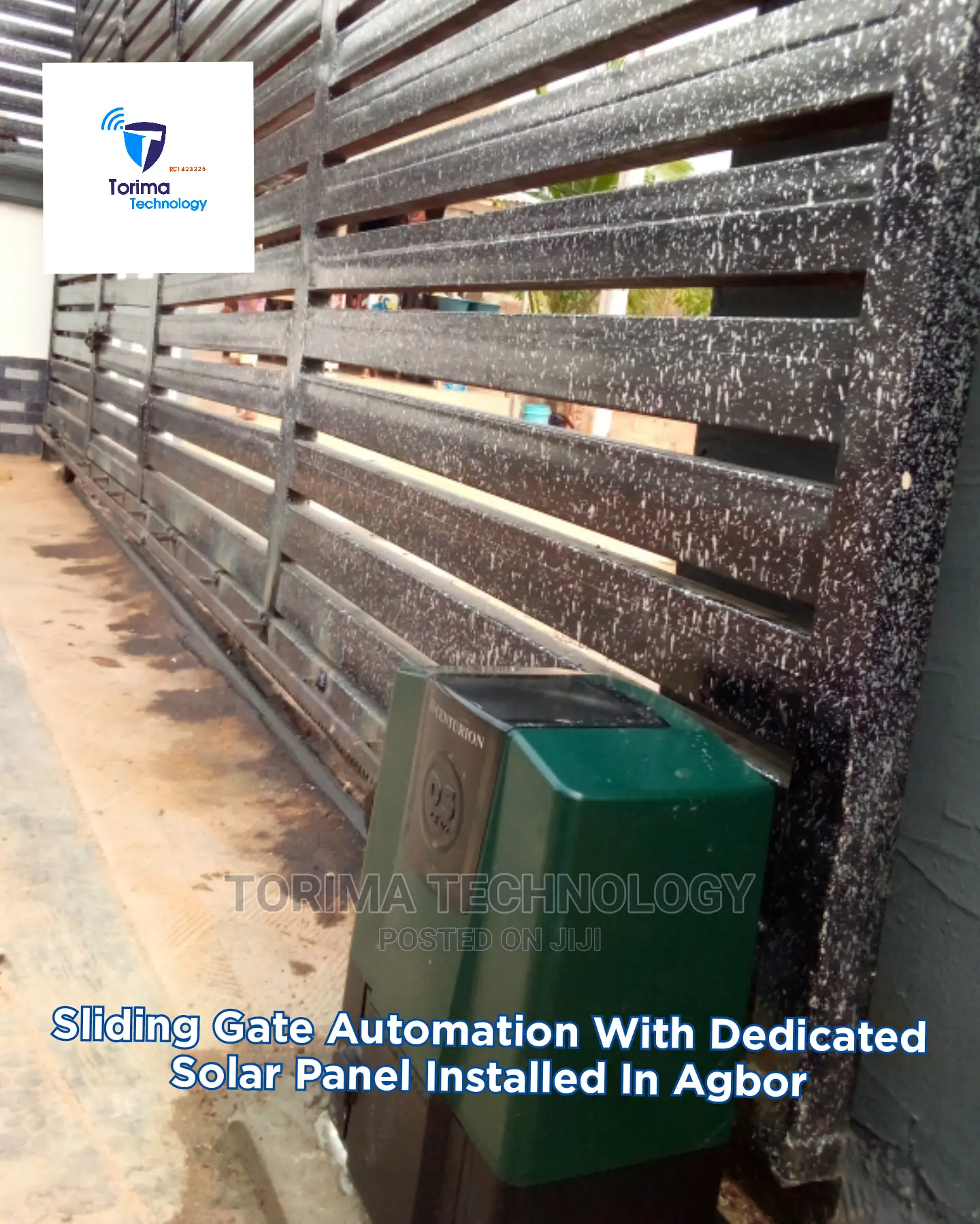 Gate Automation With Dedicated Solar Panel