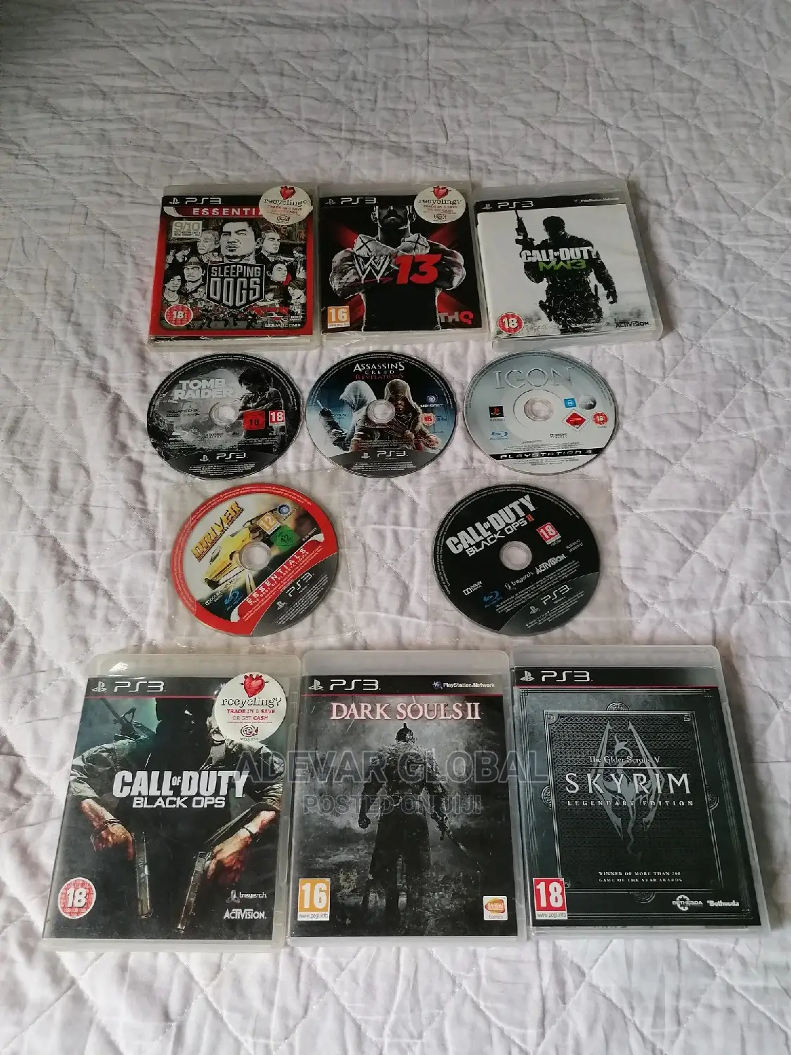 UK Used Ps3 Game Discs Cds
