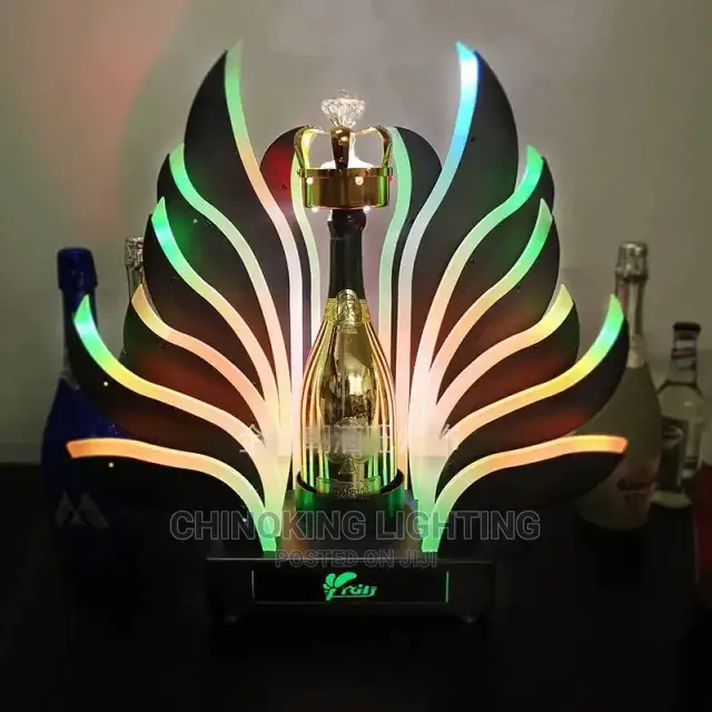 Led Champagne Carrier Peacock Tail