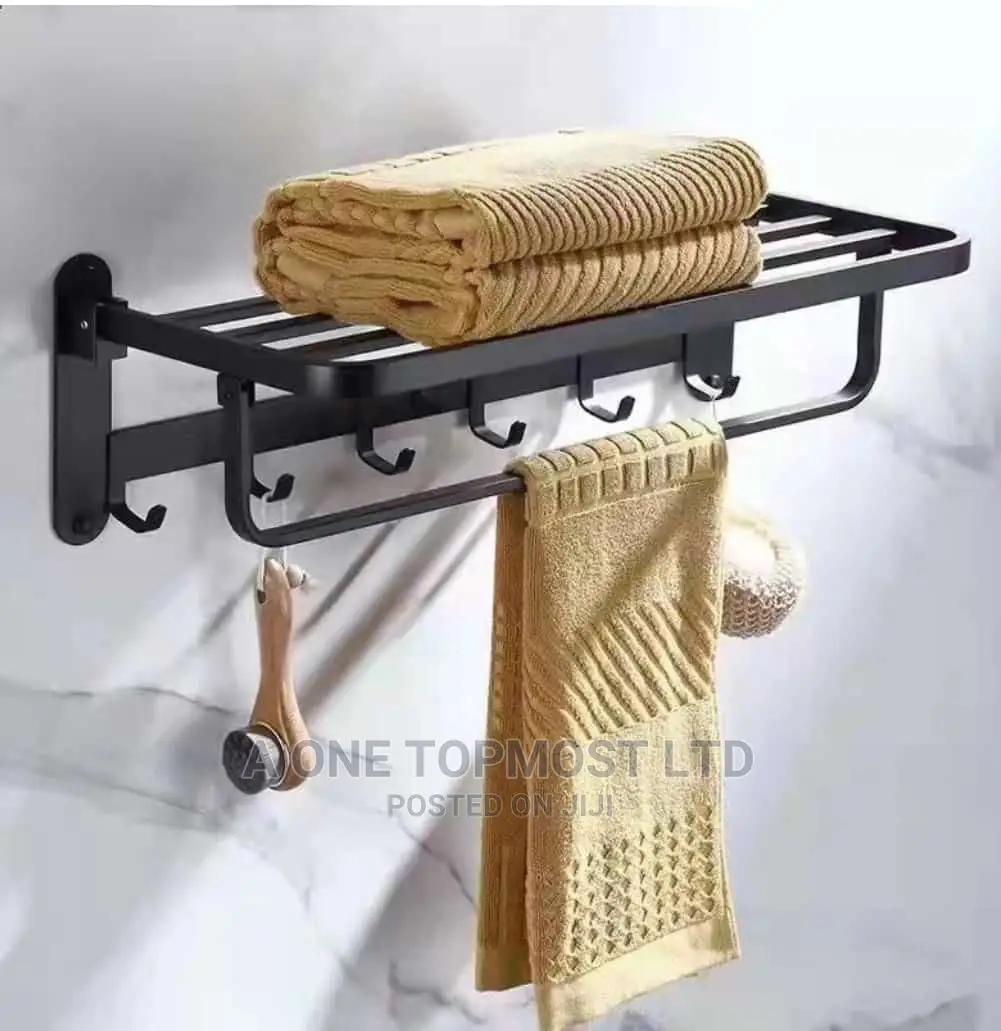 Black Multiple Towel Rack/Holder