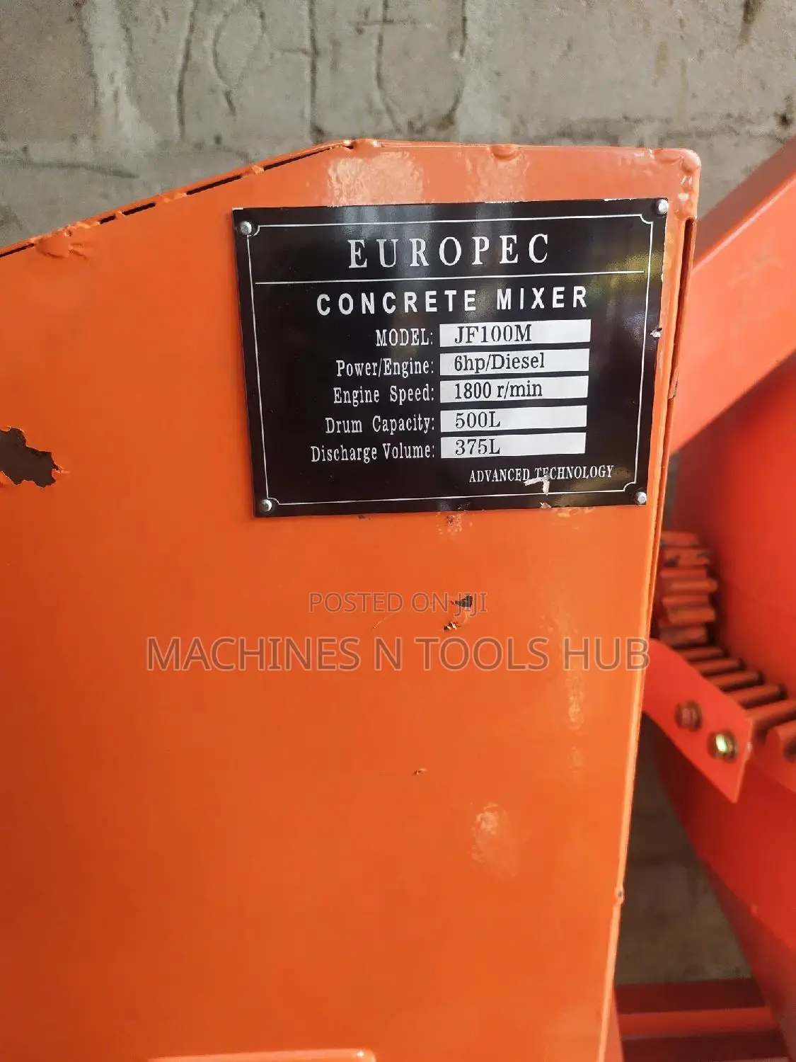 Europec Concrete Mixer