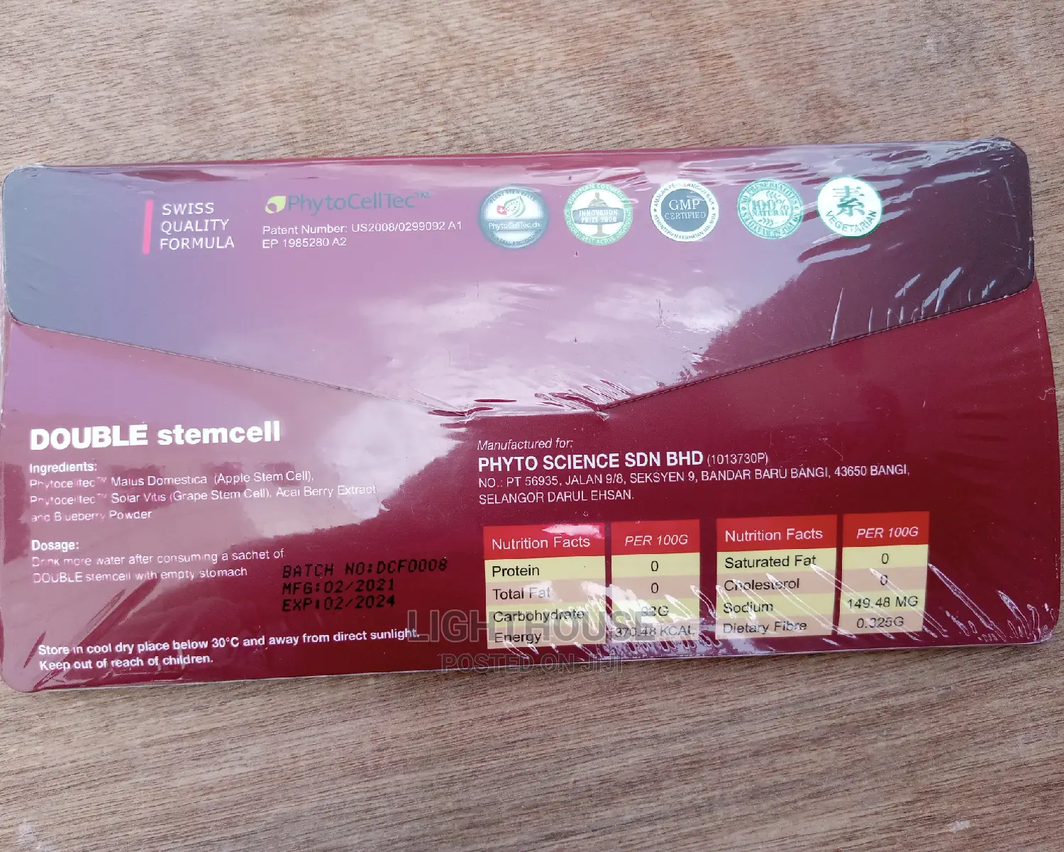 Phytoscience Double Stem Cell for Treatment of All Illnesses