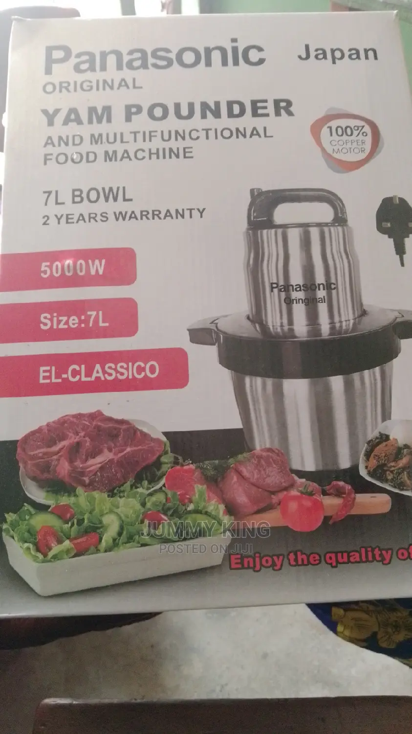 Panasonic Yam Pounder -7l Bowl-5000w
