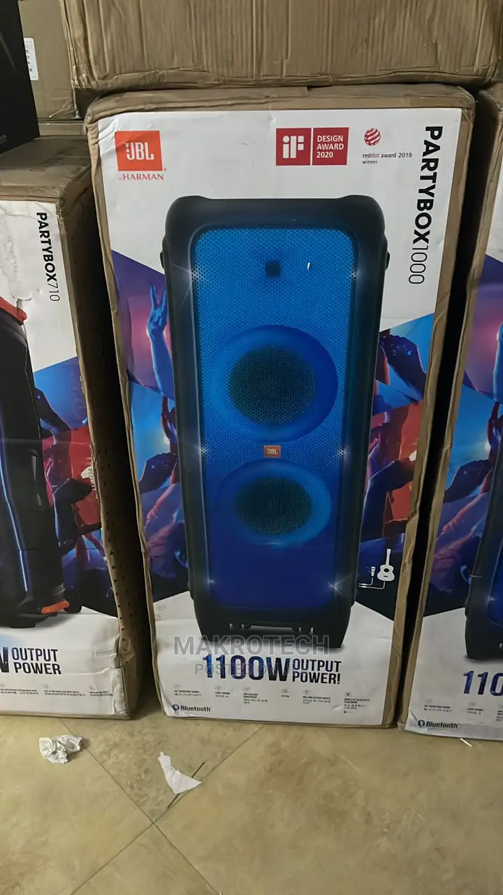 Jbl Partybox 1000 Portable Bluetooth Speaker - Black