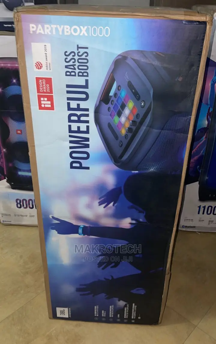 Jbl Partybox 1000 Portable Bluetooth Speaker - Black
