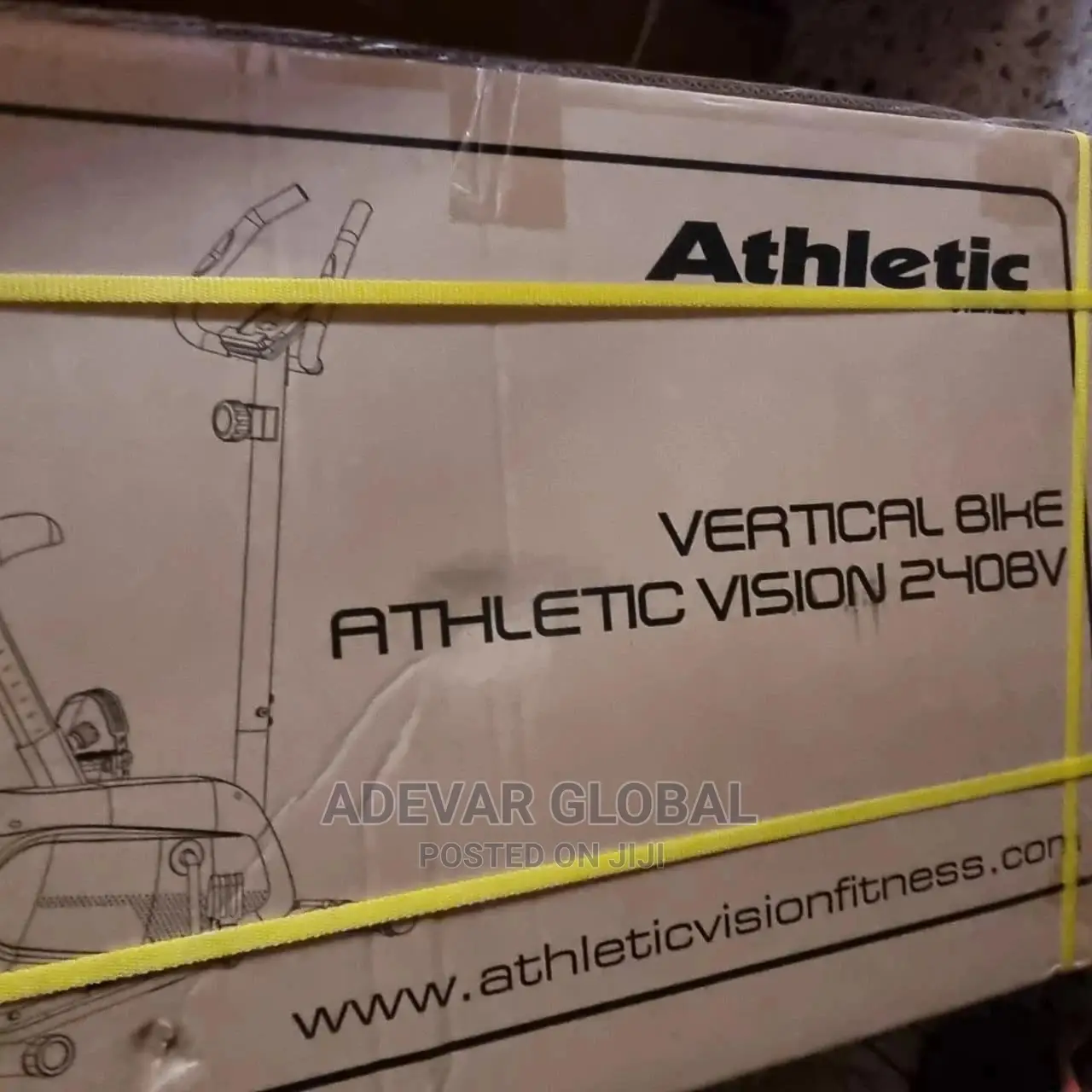 Athletic Vision Magnetic Home Trainer Exercise Bike