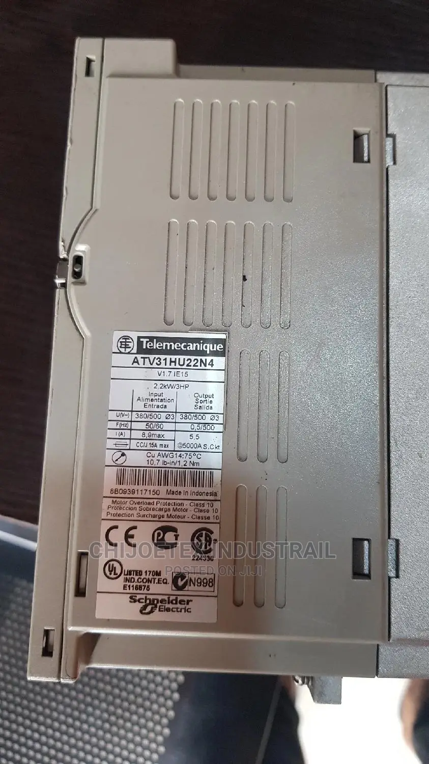 ATV31HU22N4 Speed Inverter 2.2kw, 3hp