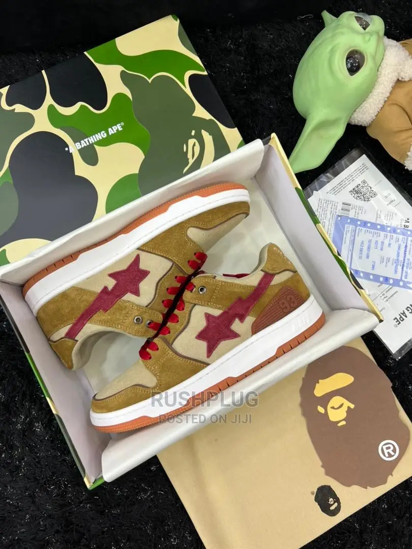 Bathing Ape Court Sta Mist ‘Wheat Red‘