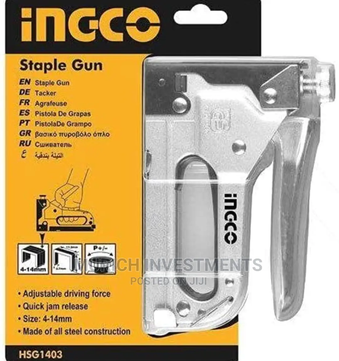 INGCO Staple Gun Tacker Upholstery