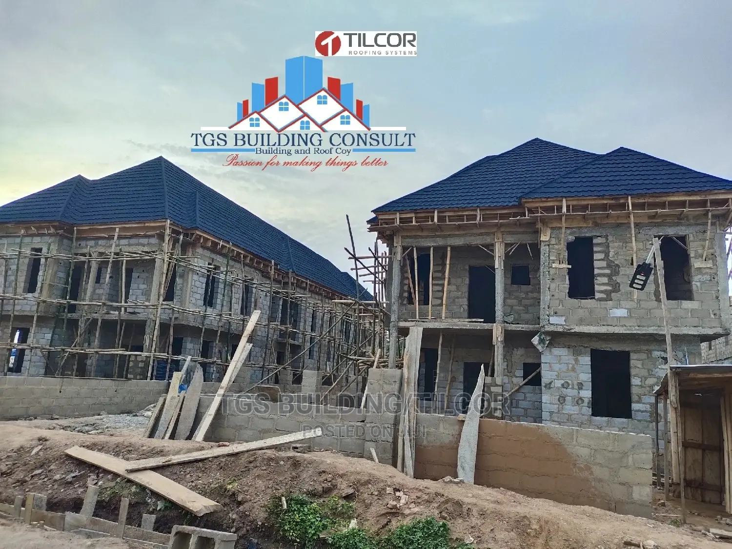 Neatly Installation Of Black Bond Profile