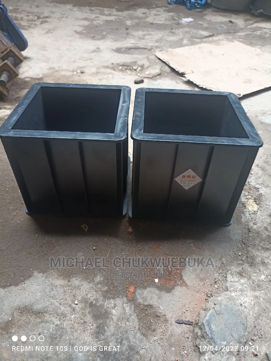 Plastic Cube Mould