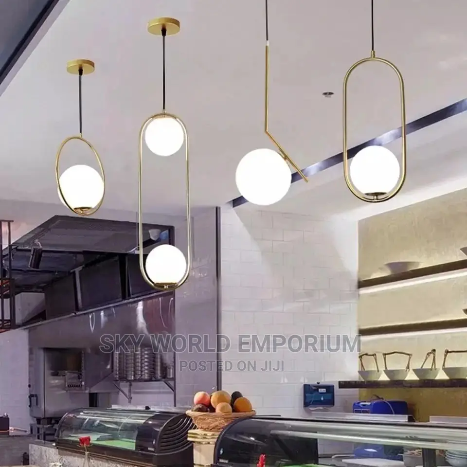 Nordic Pendant Glass Ball Modern Light