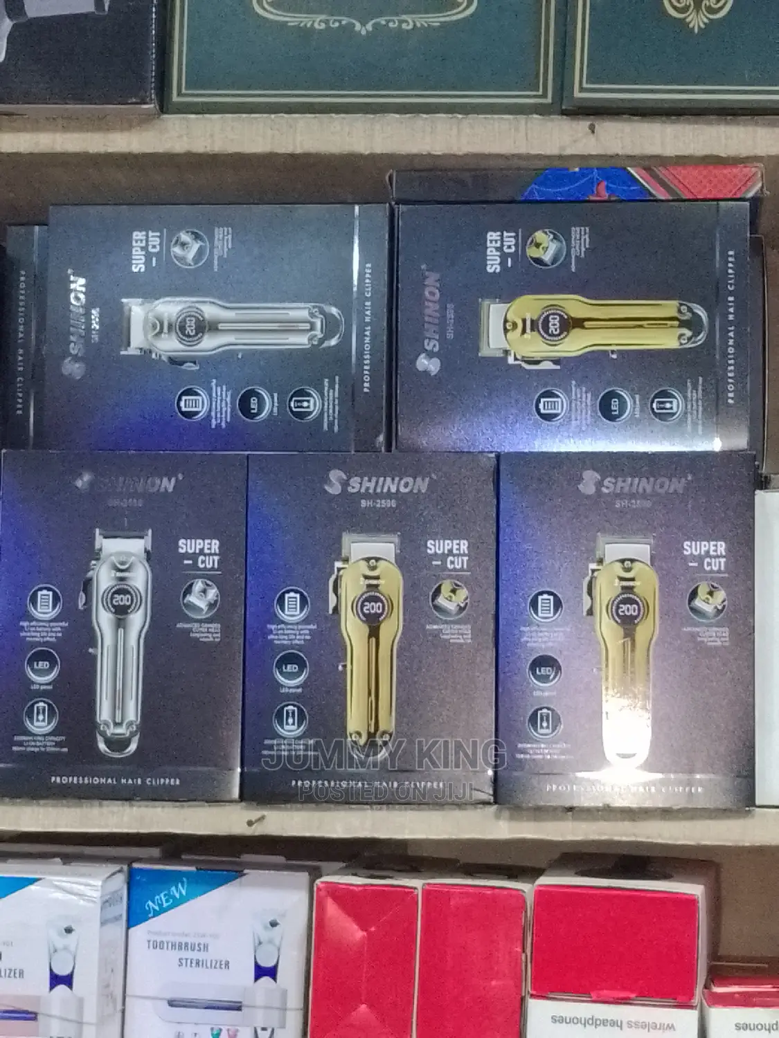 Rechargeable Vintage Cordless Professional Hair Clippers/