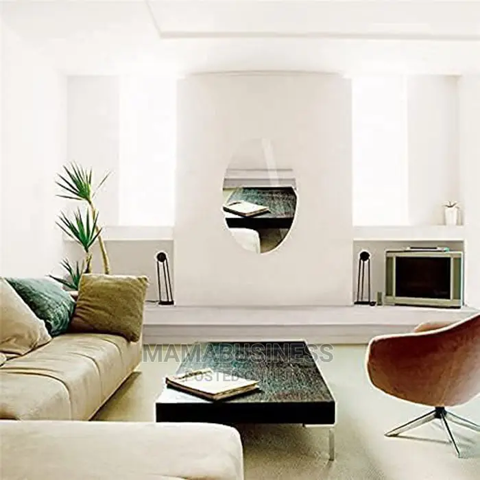 Oval Flexible Self Adhesive Mirror 40x60cm