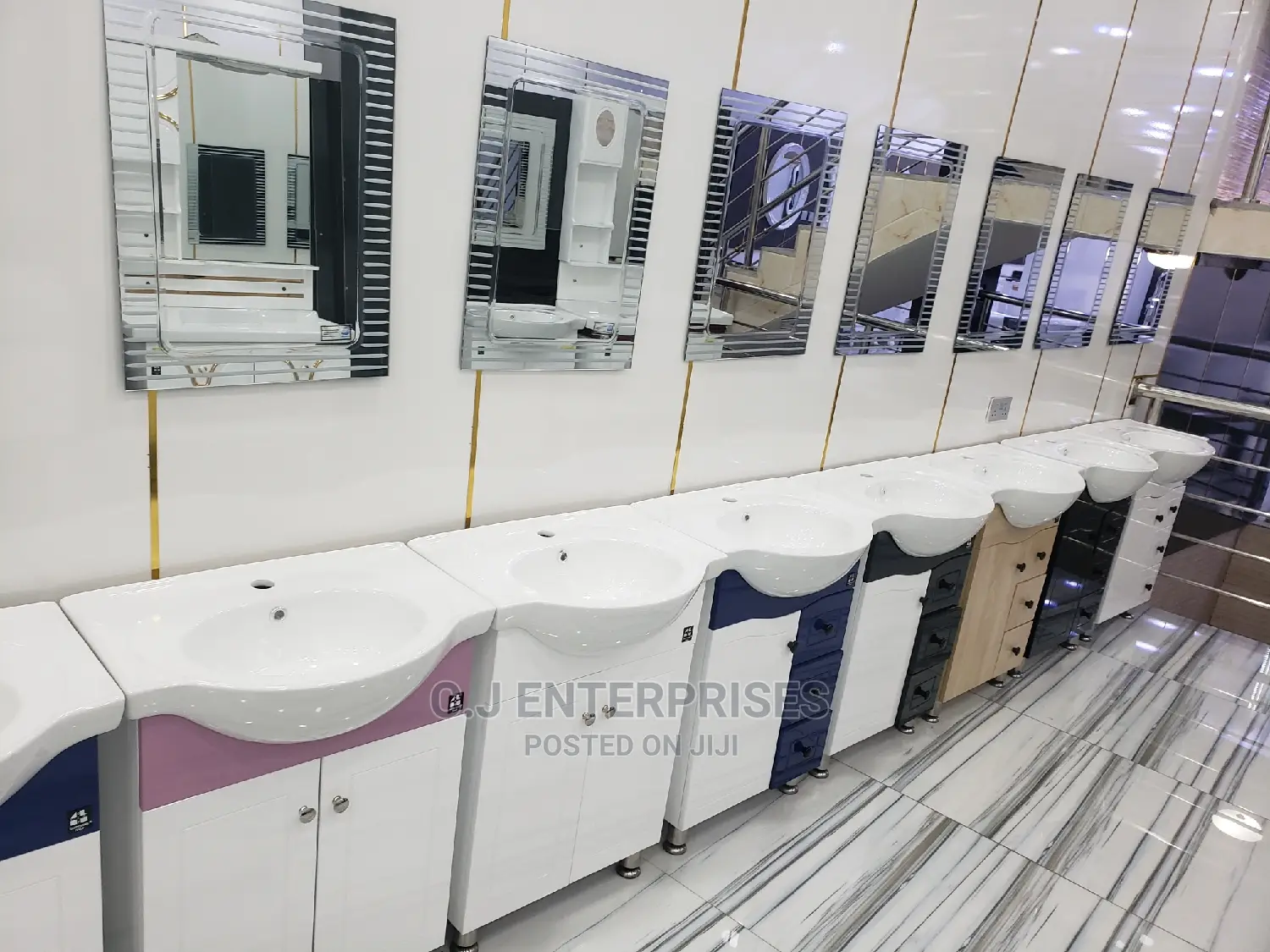 60cm Cabinet Basin With Mirror