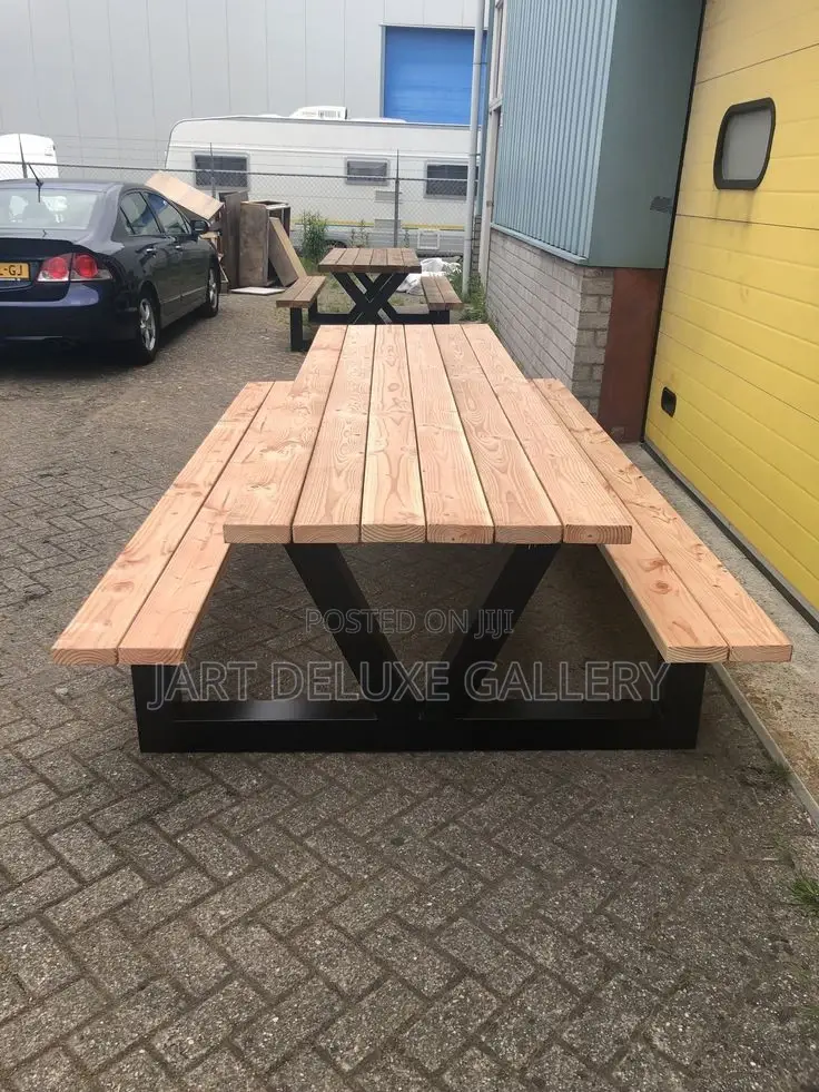 Metal Framed Wooden Out/Indoor Seats