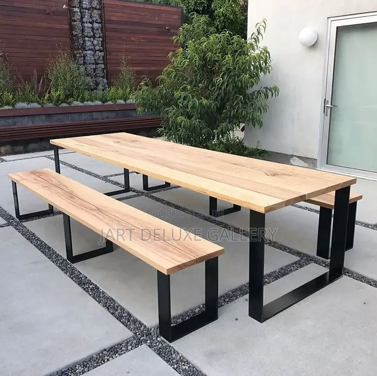 Metal Framed Wooden Out/Indoor Seats