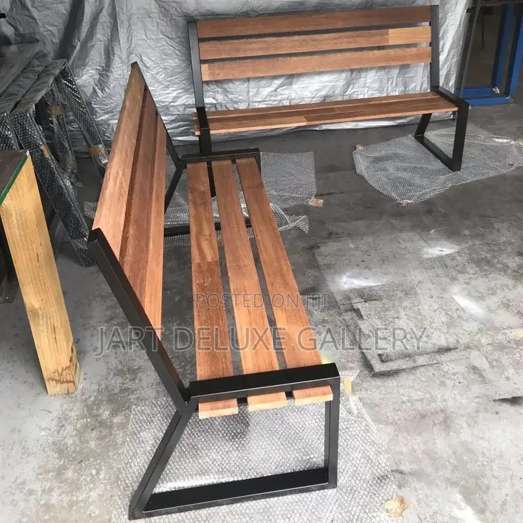 Metal Framed Wooden Out/Indoor Seats
