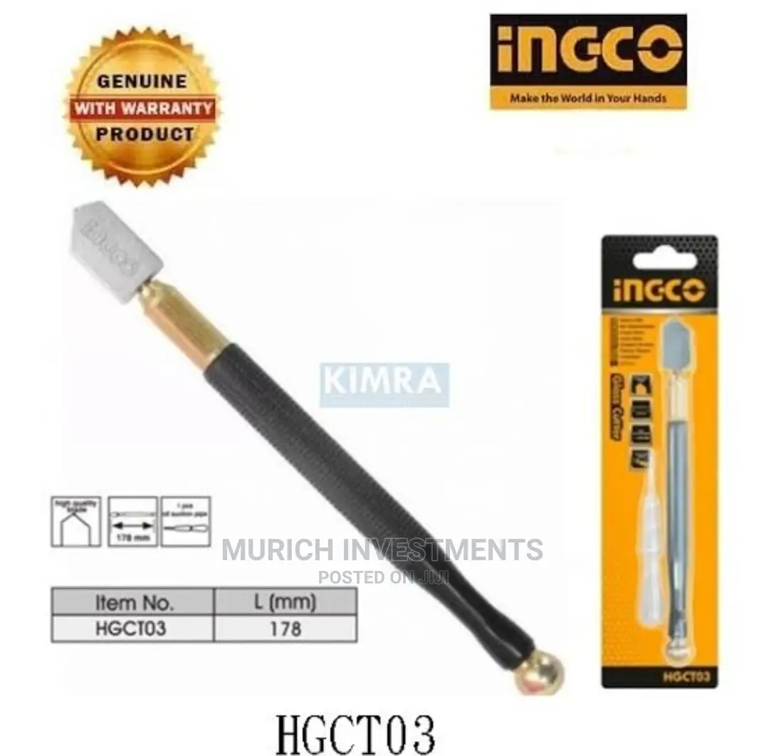 Ingco Heavy Duty Auto Oil Feed Glass Cutter Hgct03