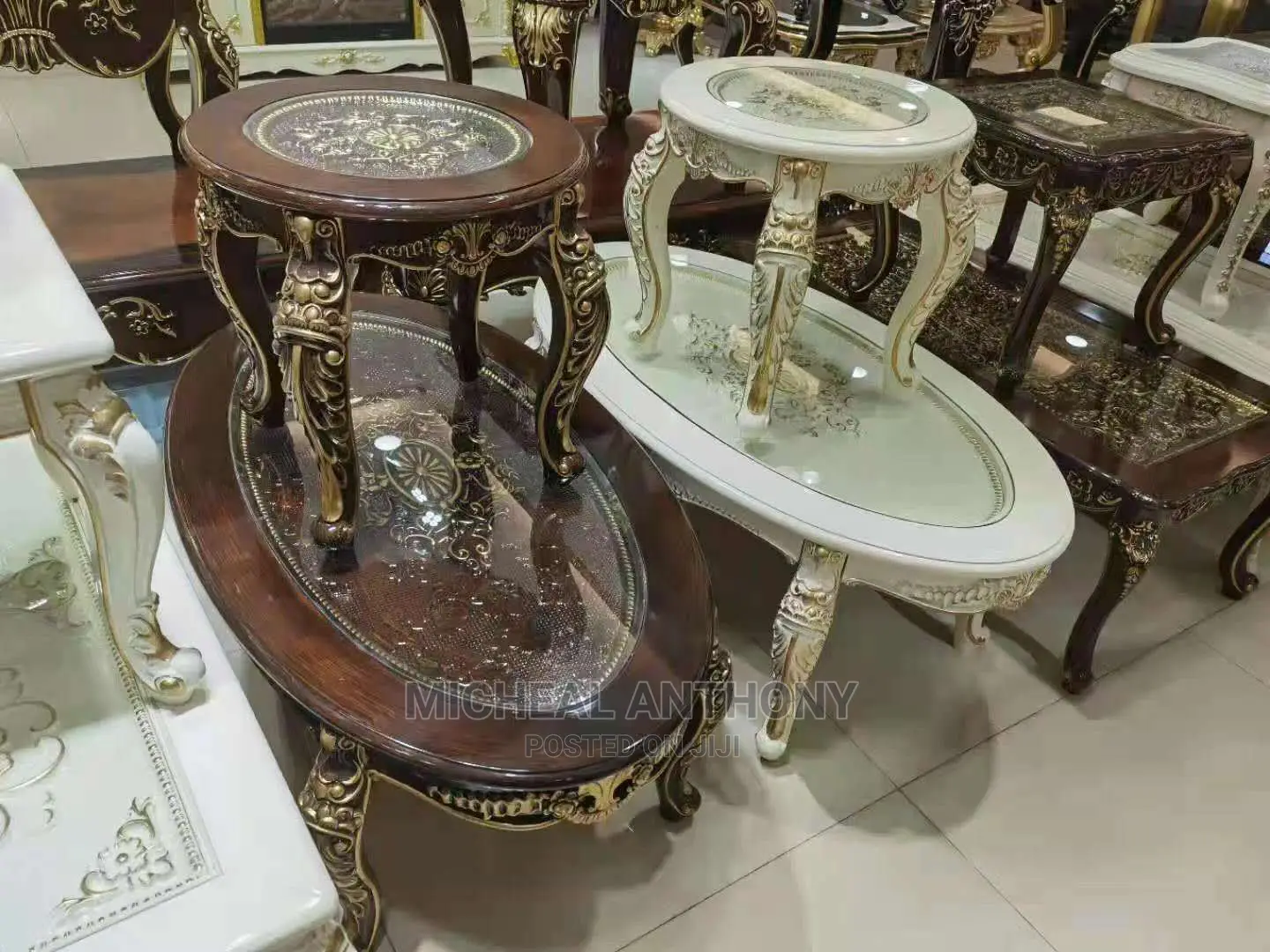 Royal Tabe the Complete Set With the Two Side Stools