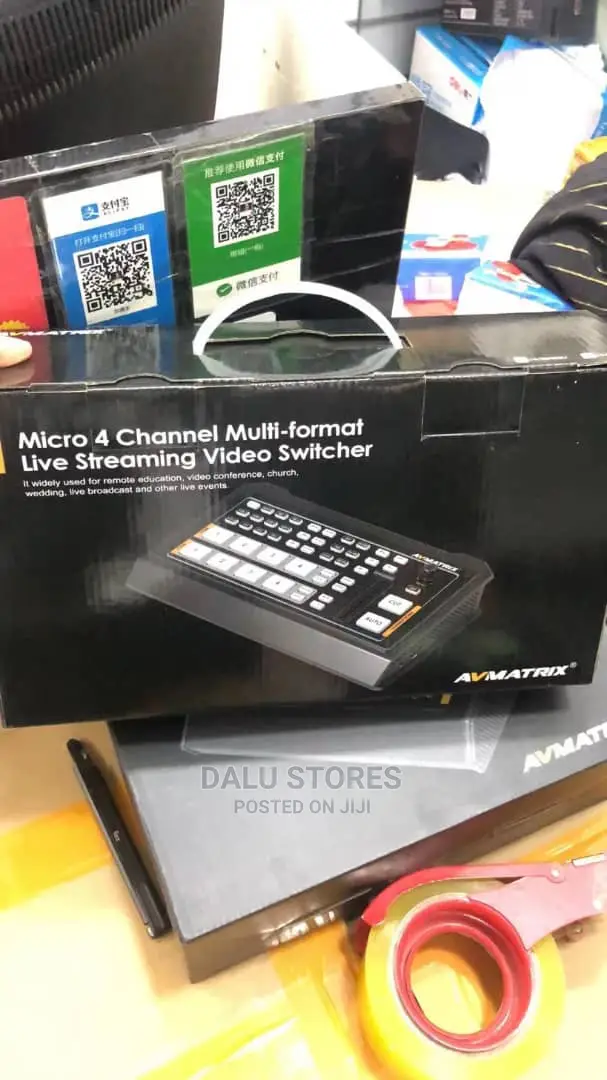 AVMATRIX HVS0402U 4-Channel Live Streaming Video Switcher