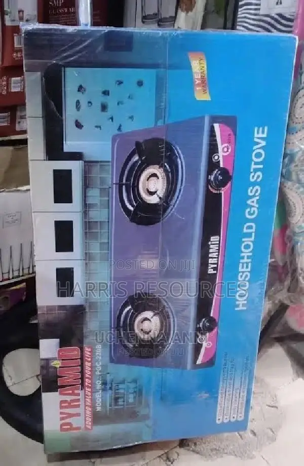 Pyramid Double Burner Gas Cooker