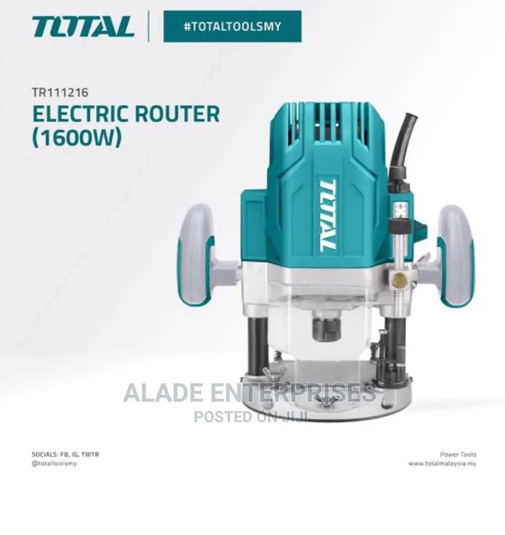 Total Electric Router 1.600W (Tr111216)