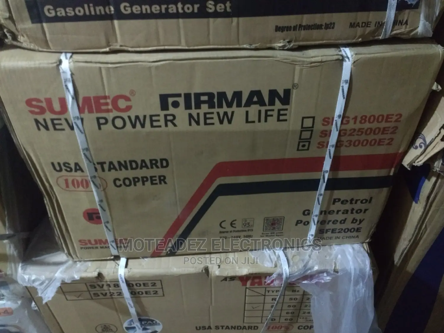 Sumec Firman 3.2kva 100% Copper Key Start Gen (SPG3000E2
)