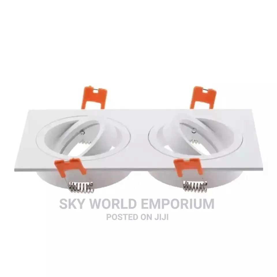 Holder Recessed Bulb Fixture Round Led Spotlight Frame