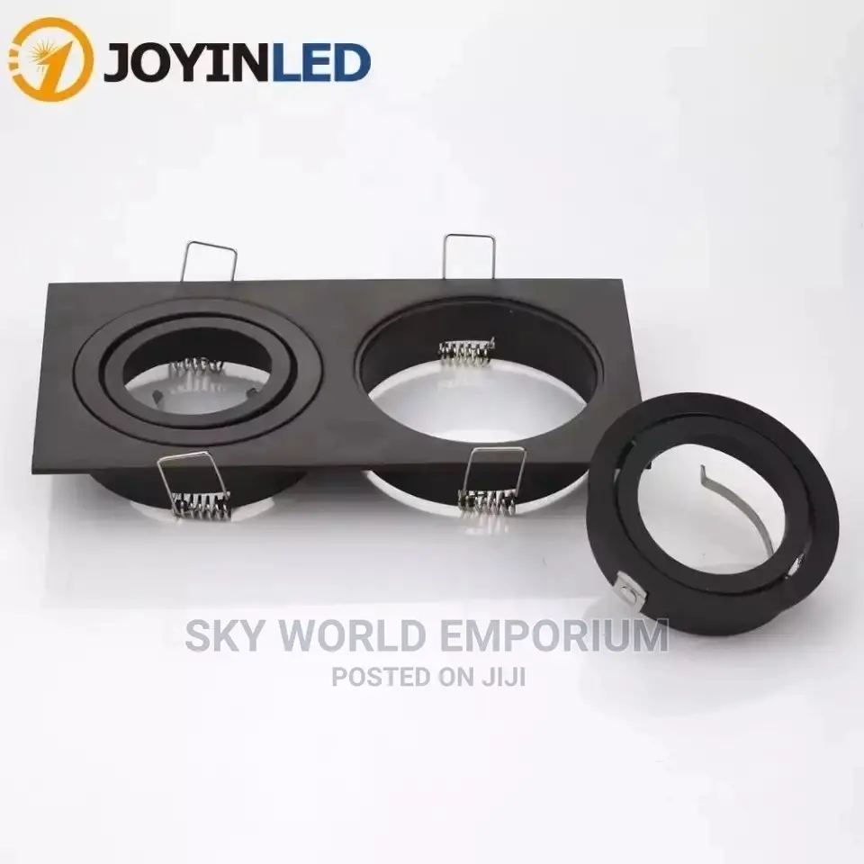 Holder Recessed Bulb Fixture Round Led Spotlight Frame