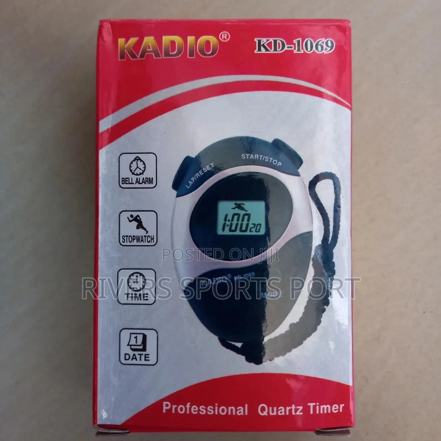 Chronograph Digital Timer Stopwatch Sport Counter Stop Watch