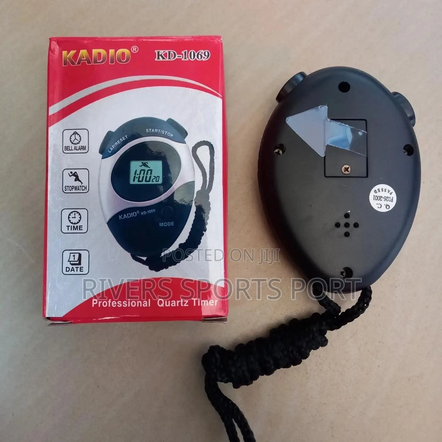 Chronograph Digital Timer Stopwatch Sport Counter Stop Watch