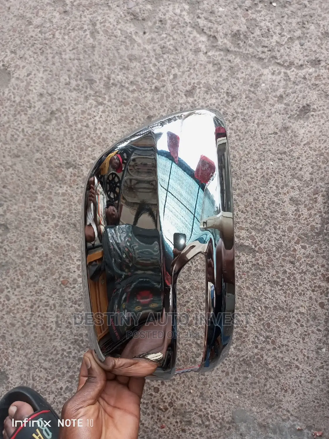 Side Mirror Chrome for Toyota Prado