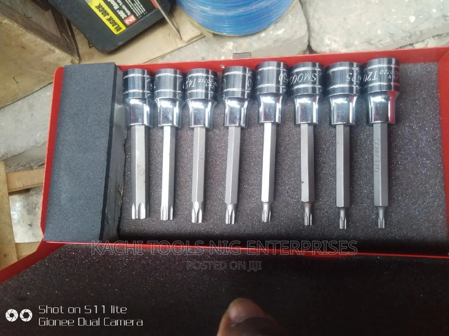 Long Tox Allen Key Socket Wrench Set