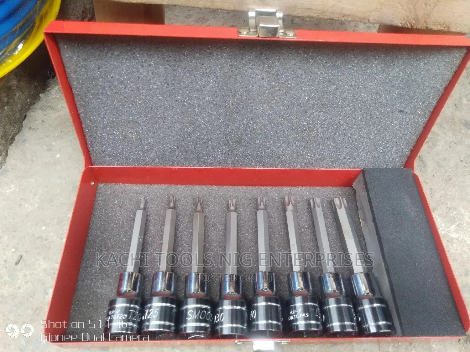 Long Tox Allen Key Socket Wrench Set
