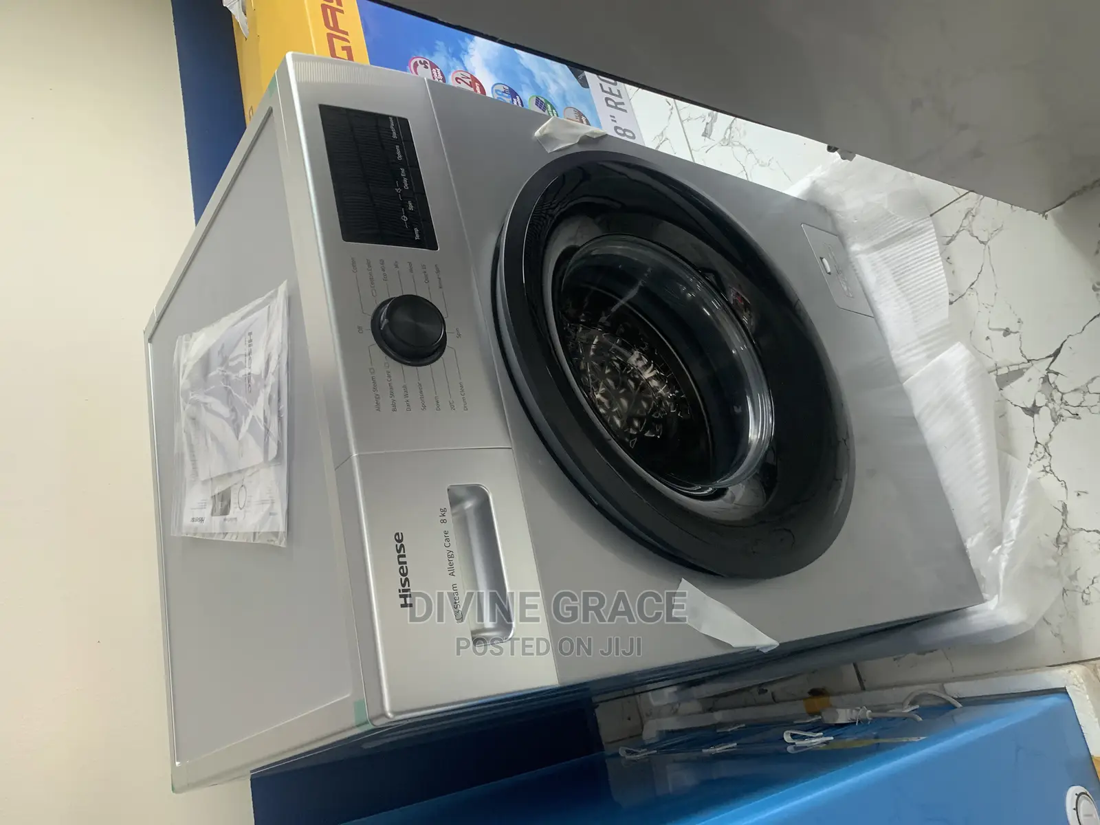 8.0kg Hisense Spin and Dry Washing Machine