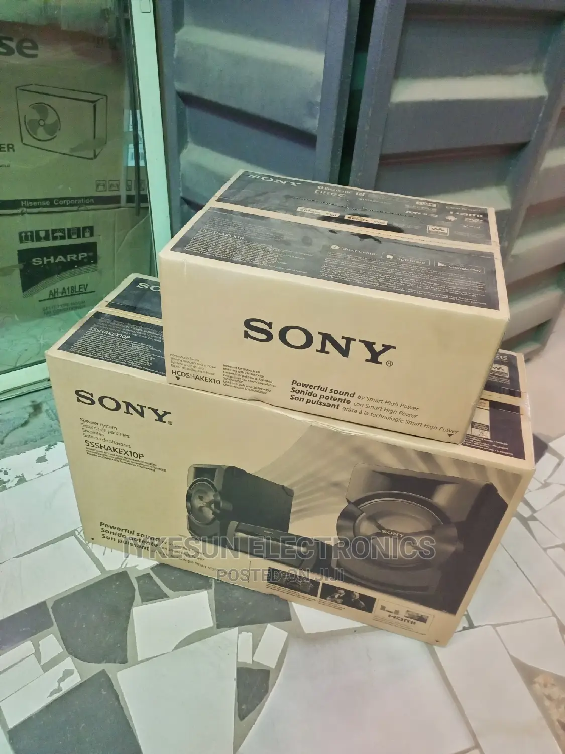 New SONY Set Shakex10p Powerful Sound DVD and Bluetooth USB