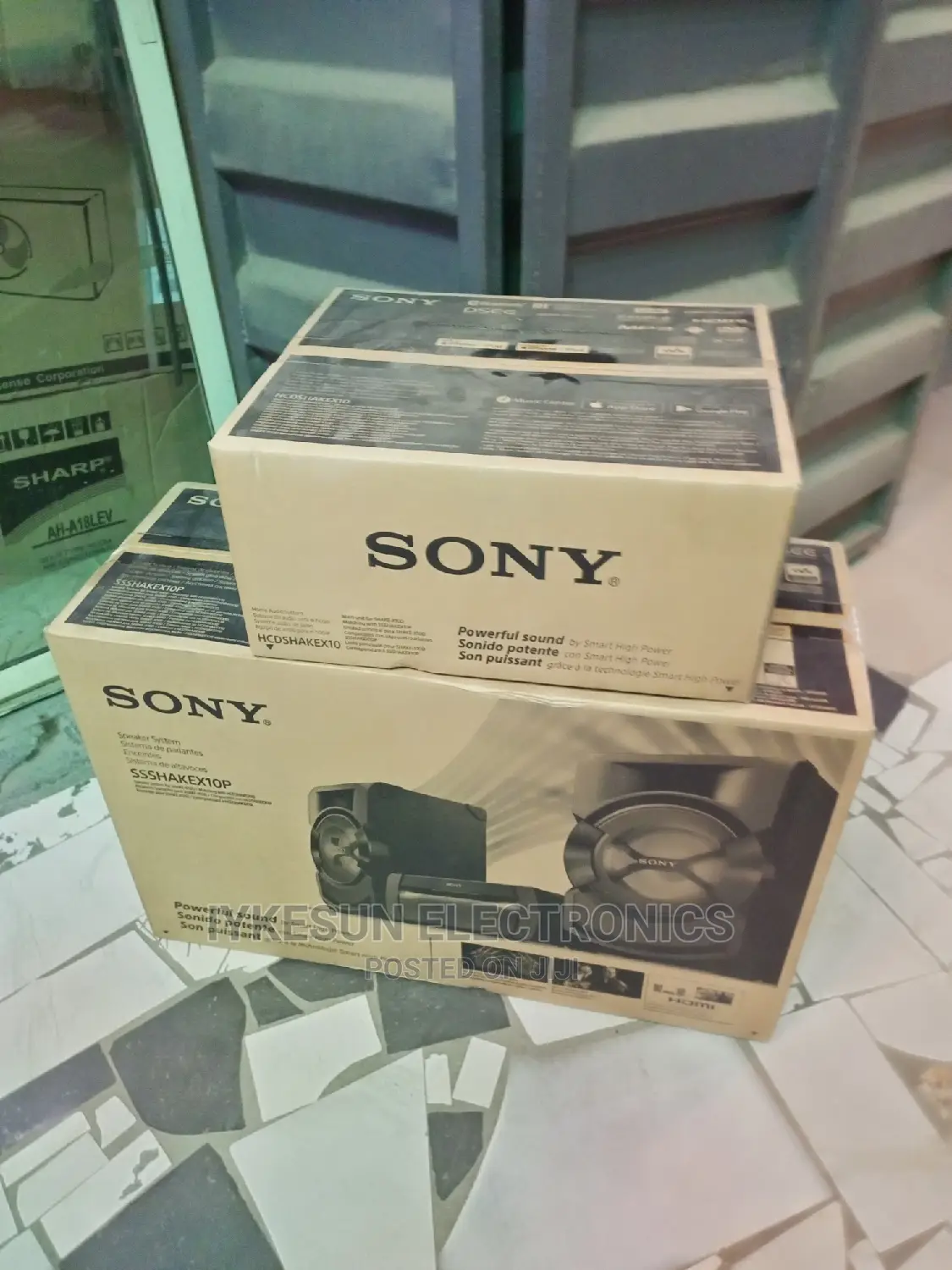 New SONY Set Shakex10p Powerful Sound DVD and Bluetooth USB