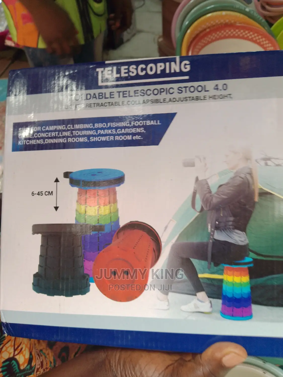 JVL Foldable Stool