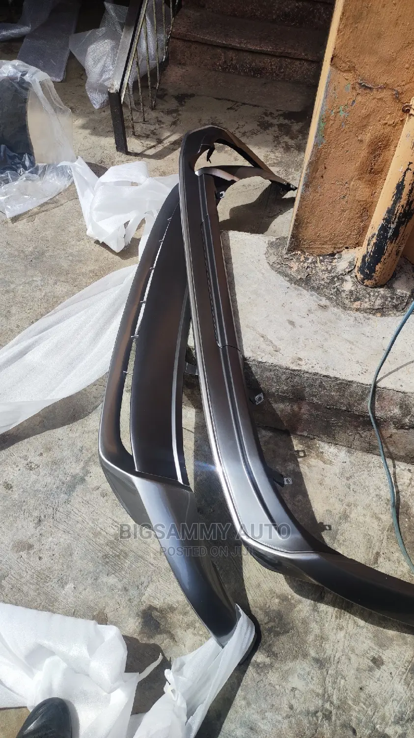 GX 460 Front and Back Spoiler Bumper Spoiler With the Chrome