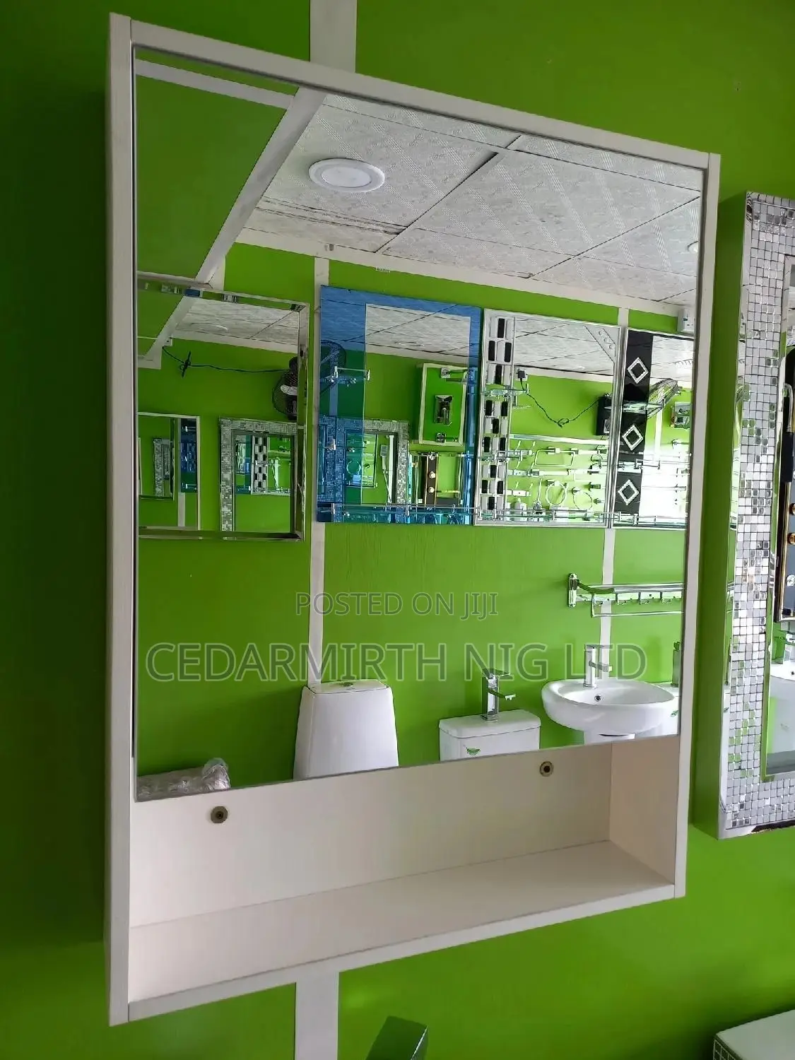 Single Basinmilk Wood Bathroom Cabinet