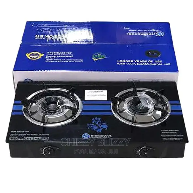 Haier Thermocool Table Top Gas Cooker-double Burner Glass