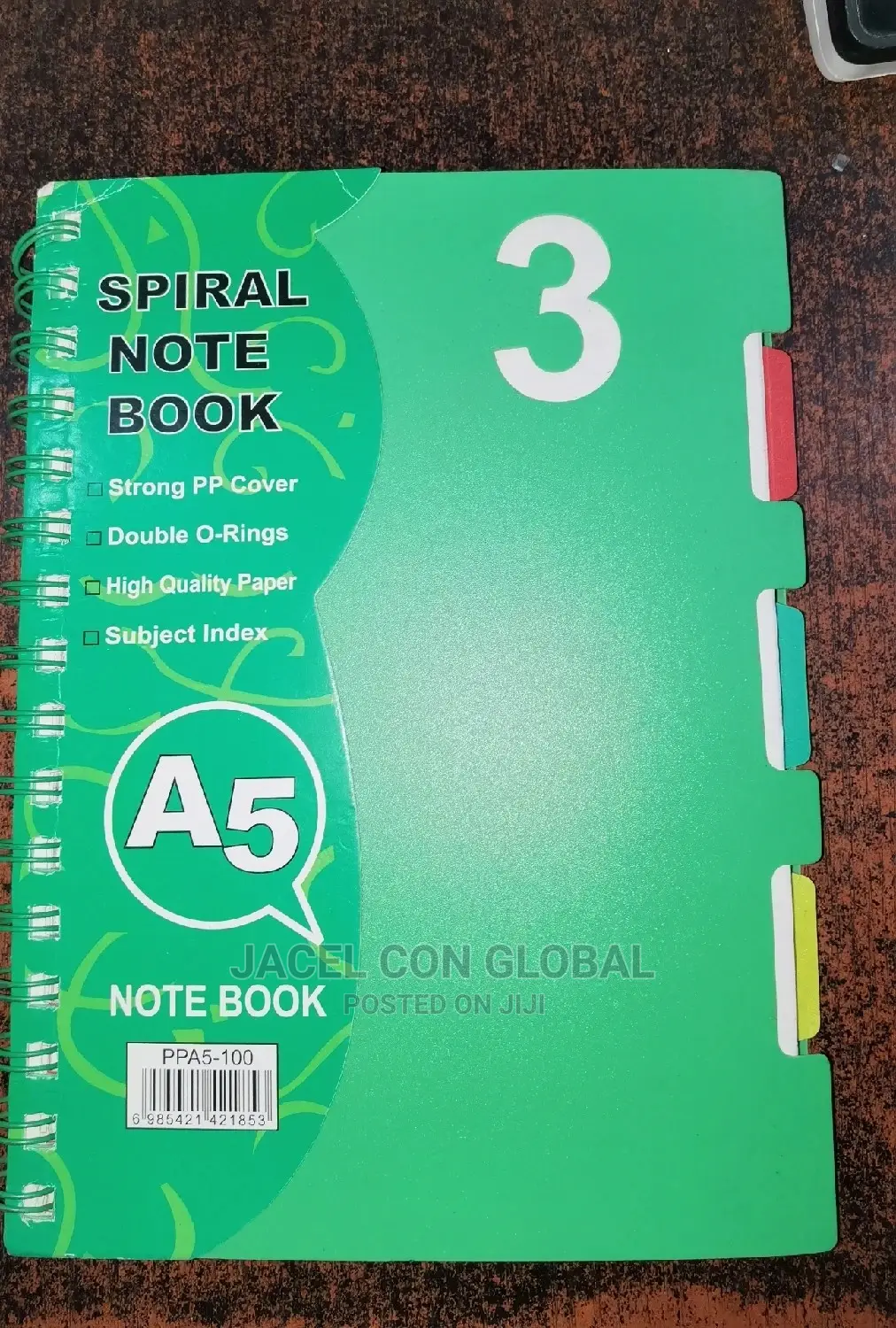 Sprial Notebook (3 in 1) PVC Design Cover