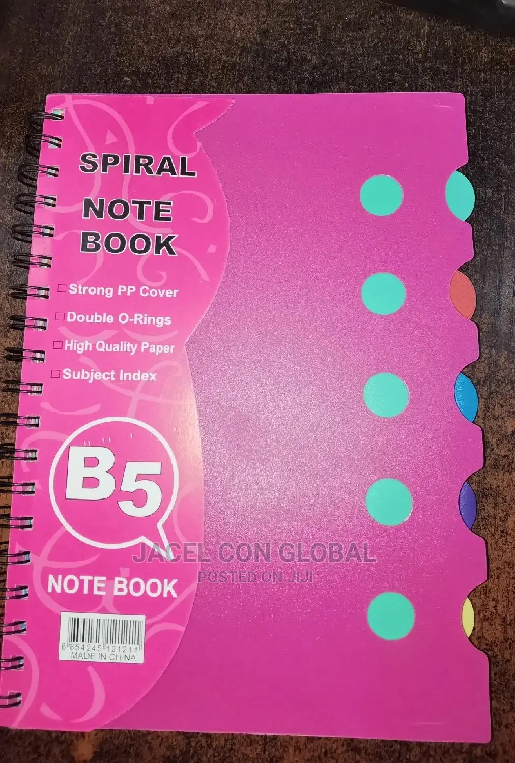Spiral Notebook (5 in 1 Type) PVC Design
