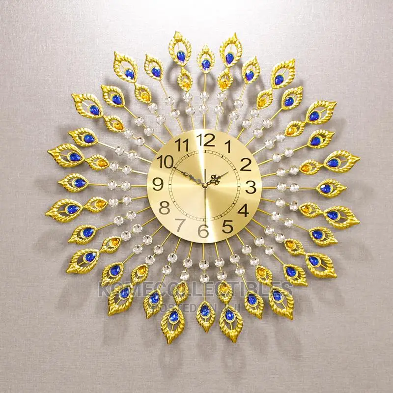 Gold Wall Clock 60 by 60 Size