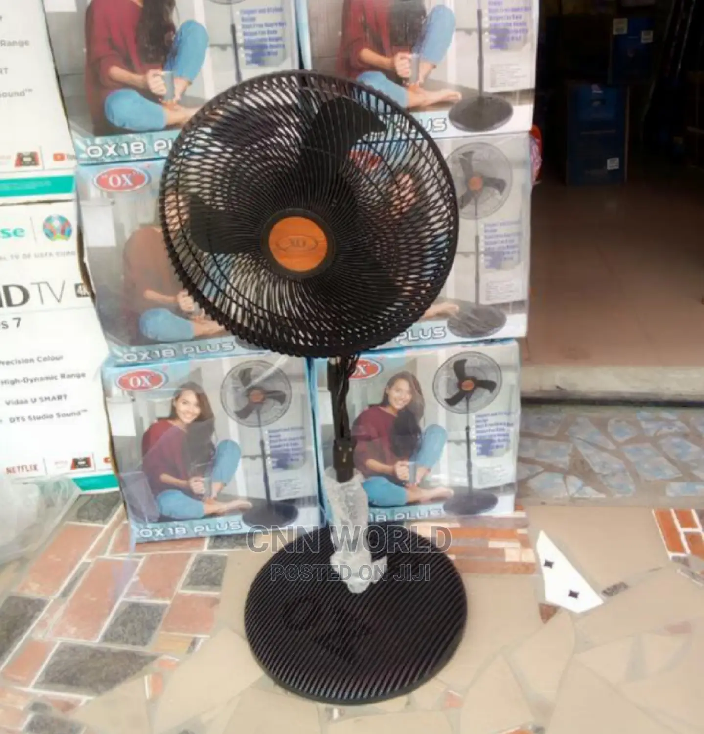 New OX Standing 18" Plus Fan (Copper)