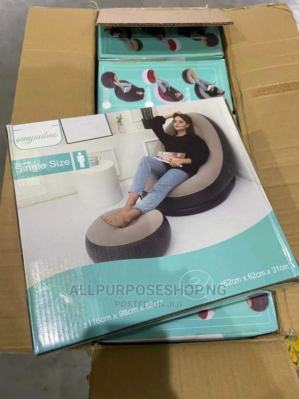 Confortable Inflatable Sofa With Pump